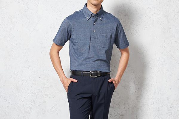 ビズポロを使ったオフィスカジュアルコーデ