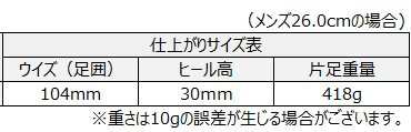 サイズチャート