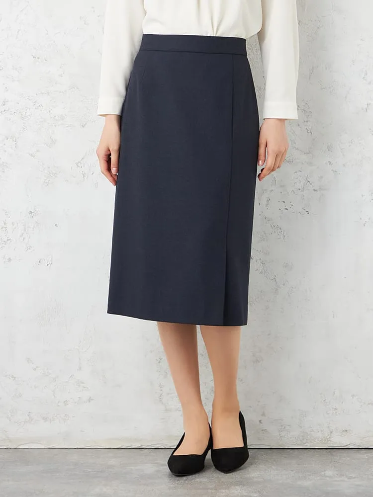 【INDIVI】キャリーマンウール混スカートチェックウォッシャブル秋冬【レディース】