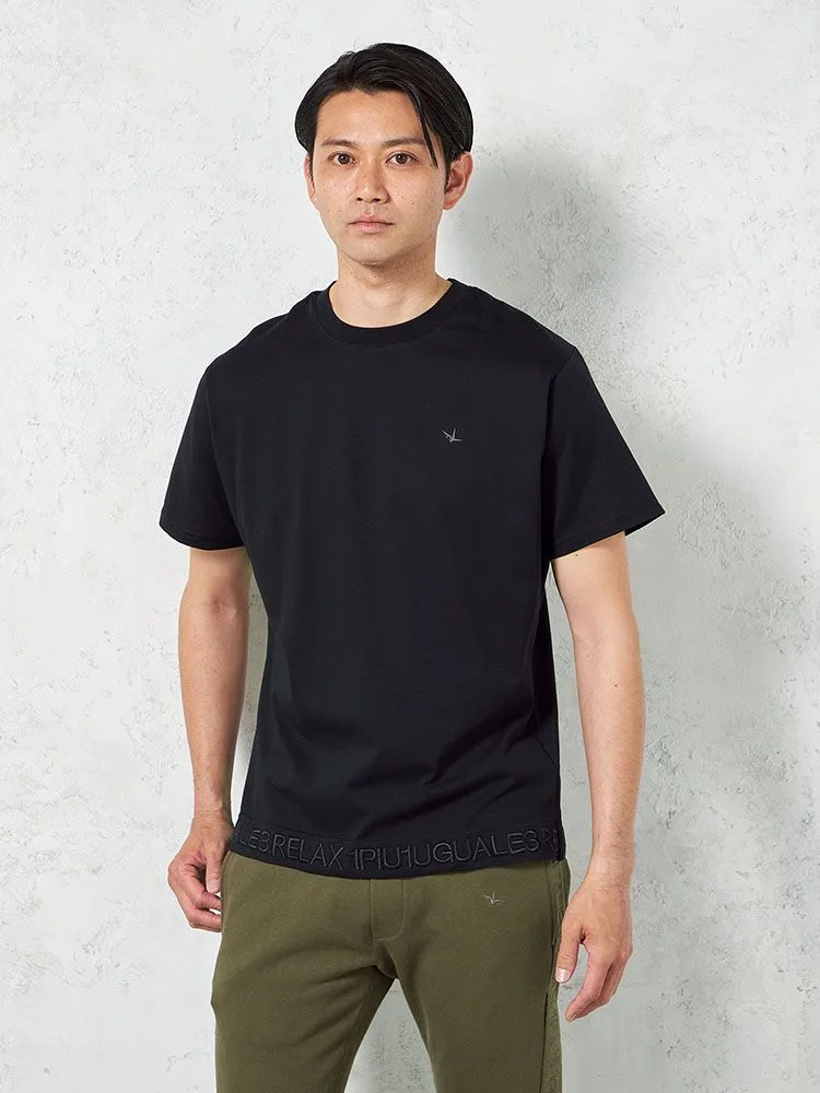 【1PIU1UGUALE3RELAX】HEMLOGOTシャツ（ウノピゥウノウグァーレトレ）