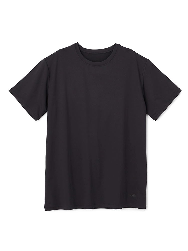【AddElm】R2PLUSリカバリーウェア半袖Tシャツニット素材360°ストレッチ吸水速乾UVカット通年