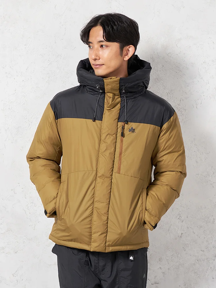 【LOGOS-ロゴス-】中綿パーカー蓄熱中綿サーモア使用カジュアルアウター無地秋冬