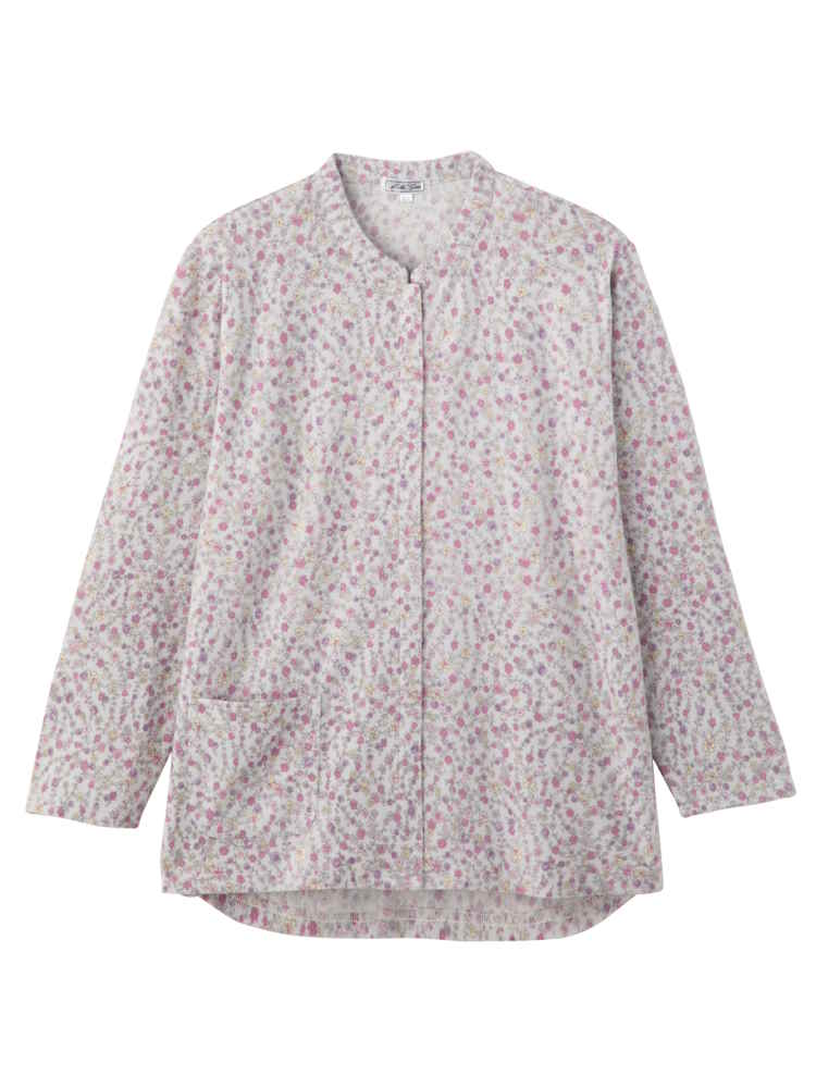 【秋冬】前開きあったかＴシャツ２／レディース／婦人用／シニア／高齢者／秋冬／あったか／前開き／ギフト／プレゼント【CF】