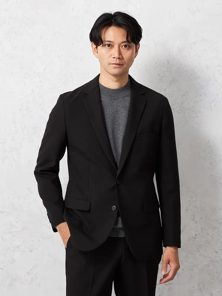 【即納】【WEB限定】 【TOKYO RUN】 セットアップ ジャケット 2つボタン  ストレッチ 通年 ウォッシャブル